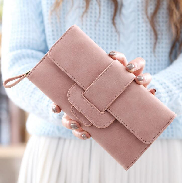 faux leather clutch